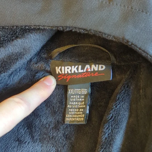 Kirkland Ladies Soft Shell Black Hooded Jacket Size XXL So Soft Inside Like New - Picture 3 of 7